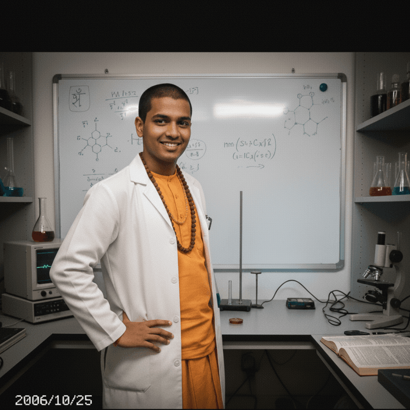 Dr. Rajesh Krishnamurthy dans son laboratoire